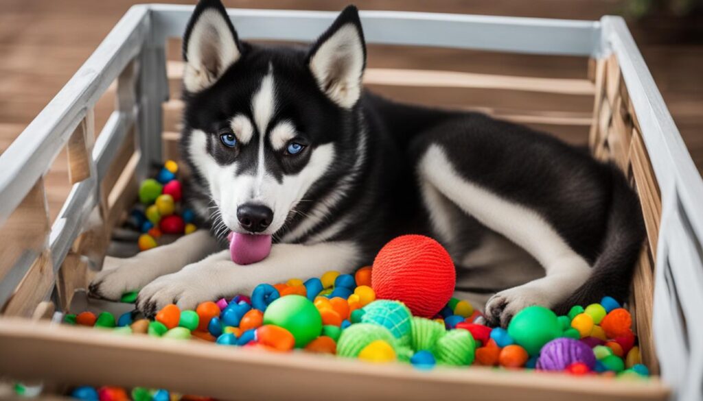 crate training for Siberian Husky dogs