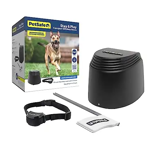 PetSafe Stay & Play Wireless Pet Fence, Secure up to 3/4 Acre, No-Dig Portable Fencing, America's Safest Fence