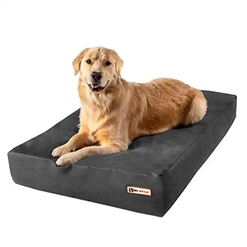 Big Barker Sleek Orthopedic Dog Bed Made in The USA w/ 10-Year Warranty