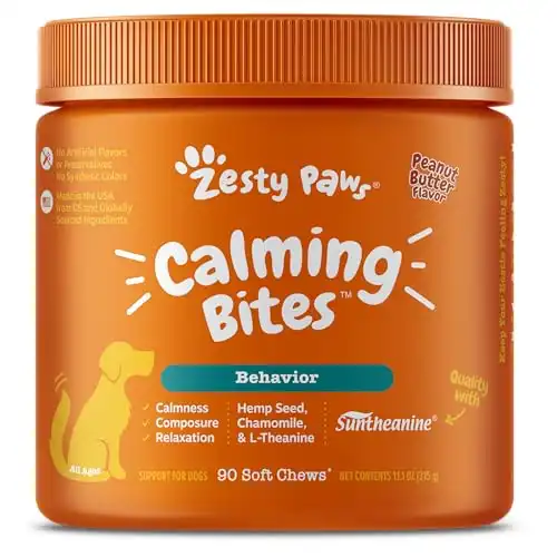 Zesty Paws Calming Chews for Dogs