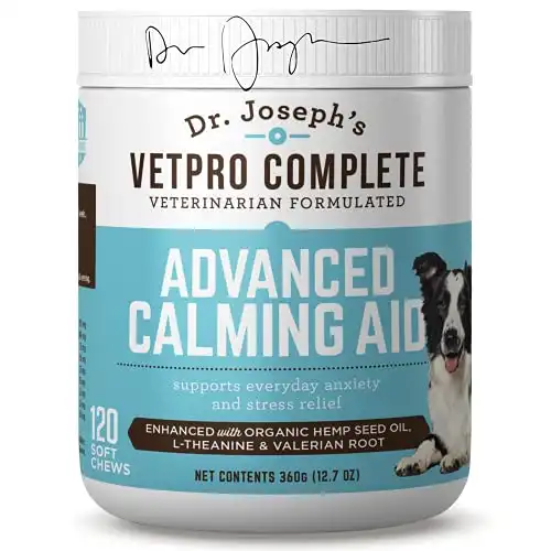 VetPro Advanced Calming Aid - Dog Anxiety Chews and Calming Treats